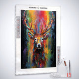 Deer of colors — Diamond Painting Kit, product view 2
