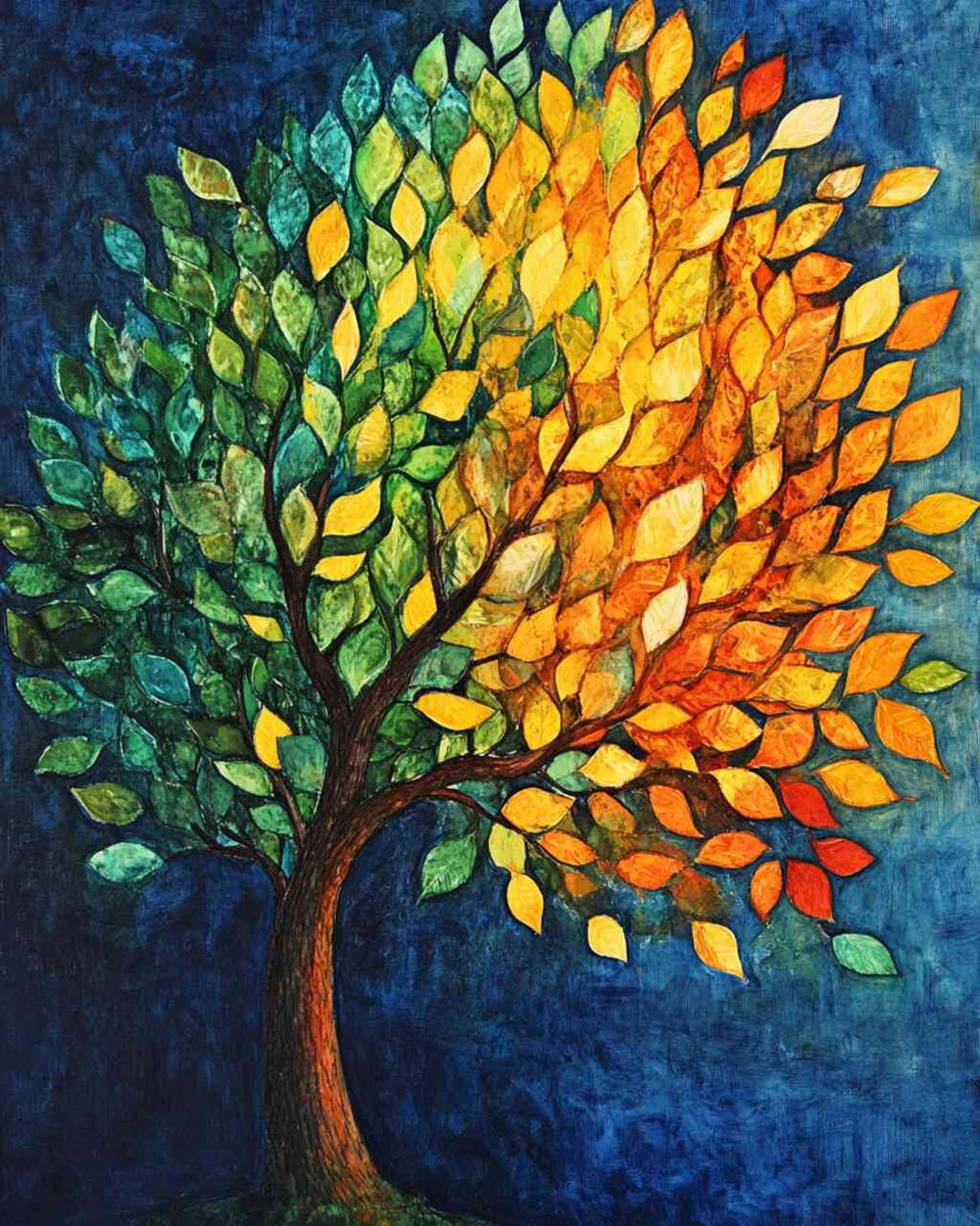 The Colors of the Seasons — Diamond Painting Kit design