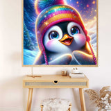Snowflake the Penguin — Diamond Painting Kit, product view 2