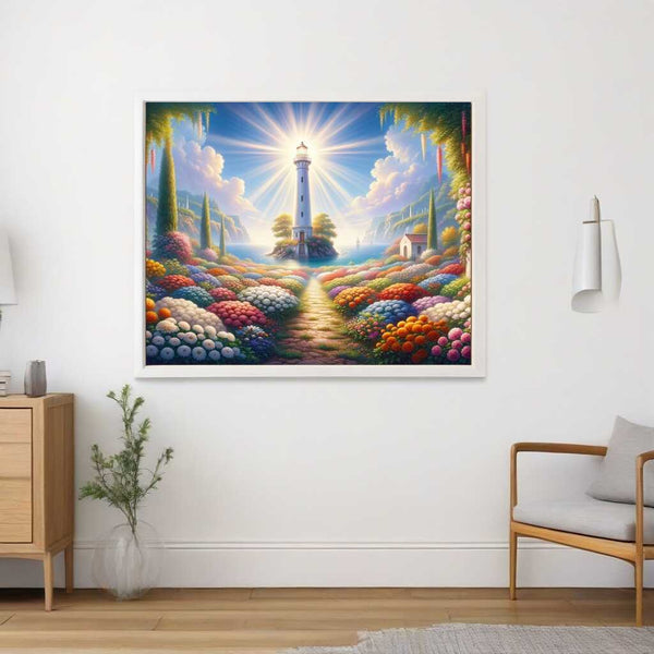 Lighthouse Garden — Diamond Painting Kit, product view 2