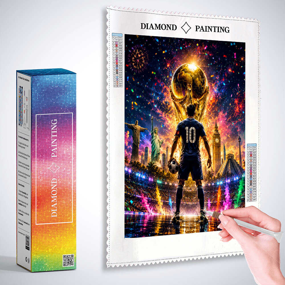 Triumph of Nations — Diamond Painting Kit, product view 3