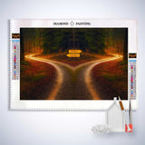 Fork in the road — Diamond Painting Kit, product view 3