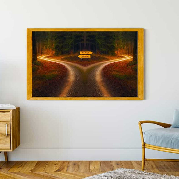 Fork in the road — Diamond Painting Kit, product view 4