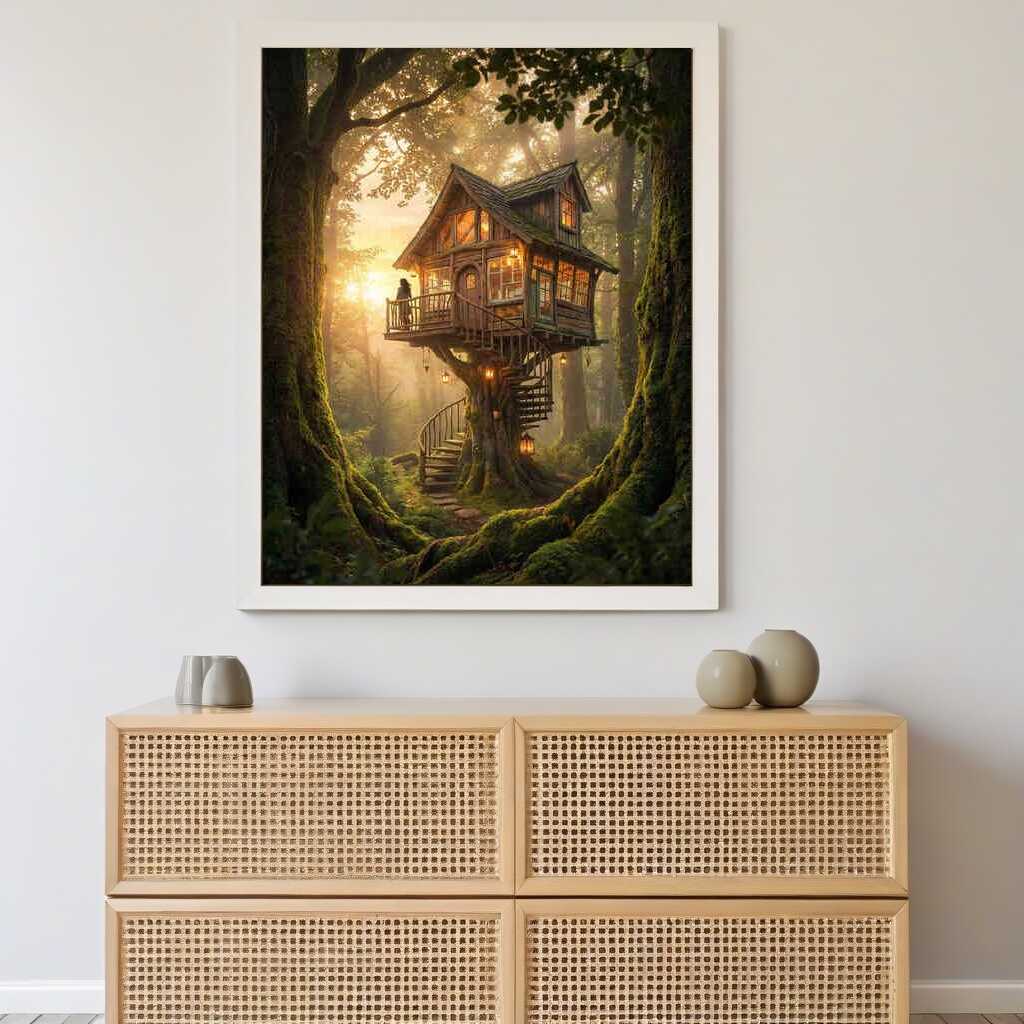 A Fairytale Forest Hideaway — Diamond Painting Kit, product view 2