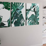 Leaves across Three Panels — 3-Panel Diamond Painting Kit, product view 2