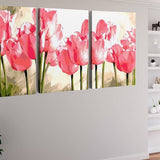 Tulip Field in the Sun — 3-Panel Diamond Painting Kit, product view 2