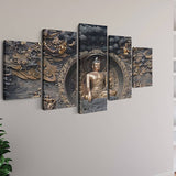 Buddha, impressively elegant — 5-Panel Diamond Painting Kit, product view 2