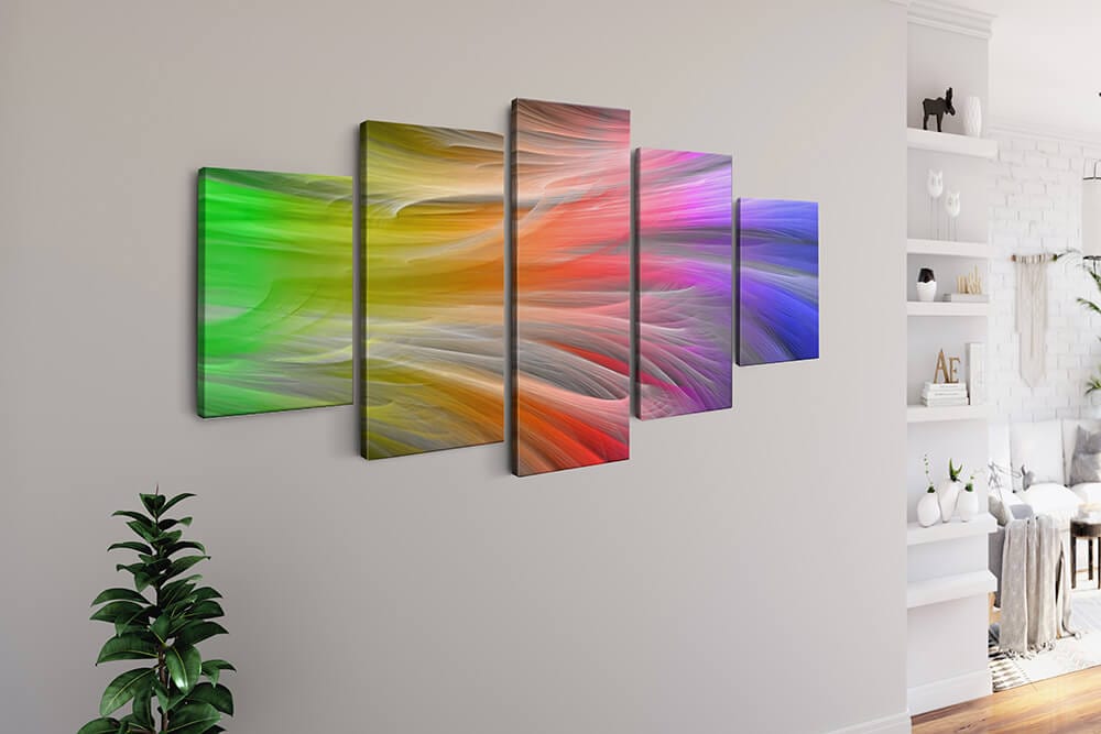 Color gradient in the wind — 5-Panel Diamond Painting Kit, product view 2