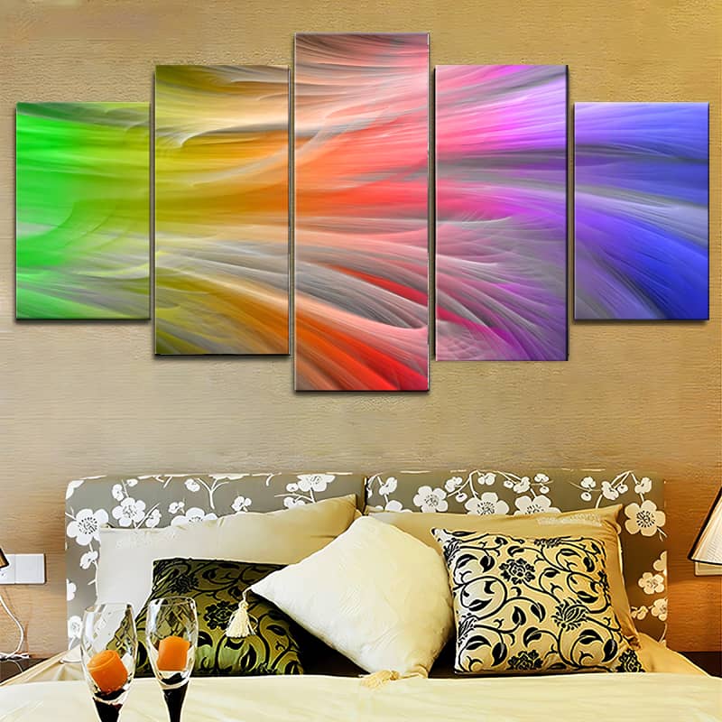 Color gradient in the wind — 5-Panel Diamond Painting Kit design