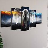 Angel of Fire and Water — 5-Panel Diamond Painting Kit, product view 2
