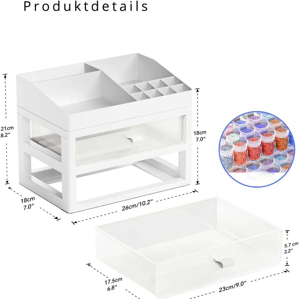 Stackable Diamond Painting Storage Organizer — Craft Accessory, product view 4