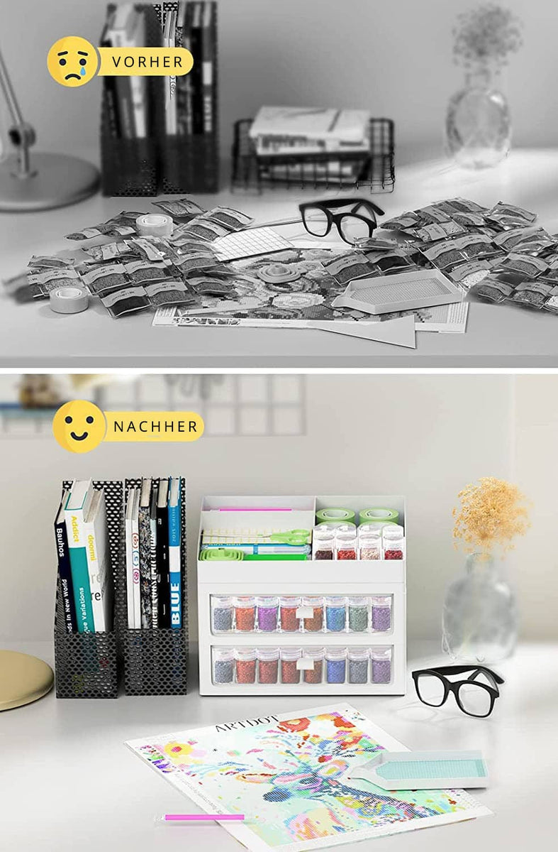 Stackable Diamond Painting Storage Organizer — Craft Accessory, product view 5