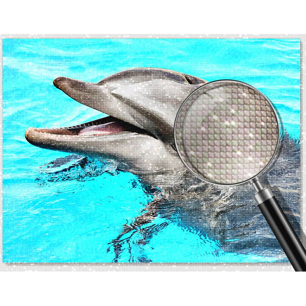 The Dolphin — Diamond Painting Kit, product view 4