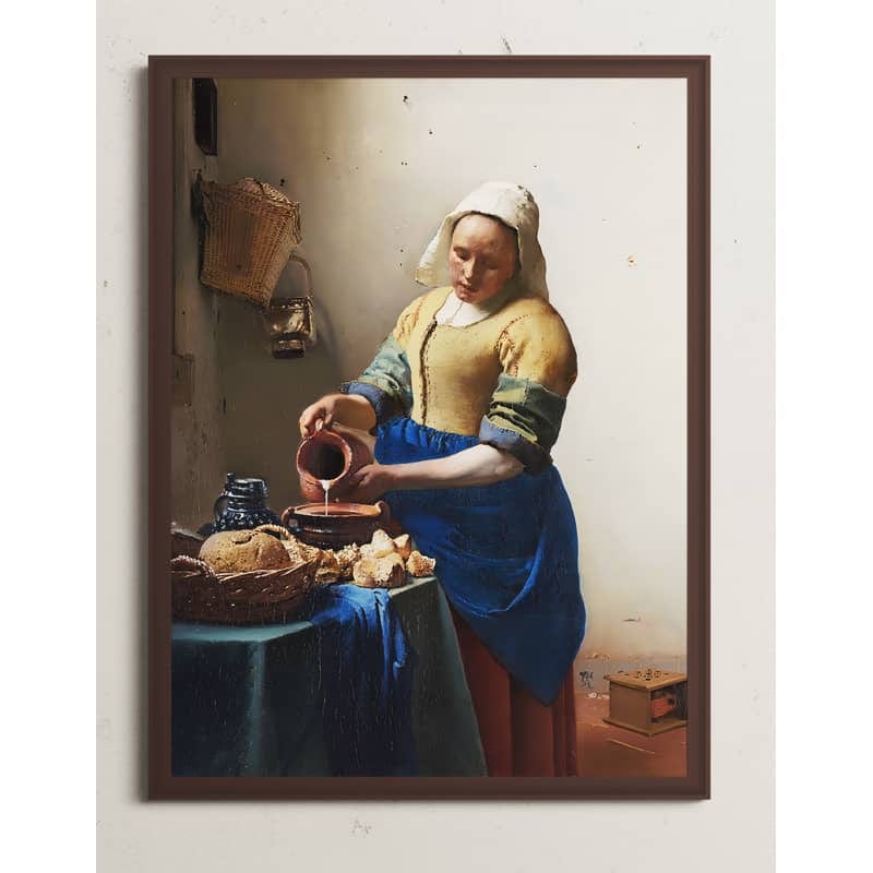 The Milkmaid, Vermeer style — Diamond Painting Kit, product view 3
