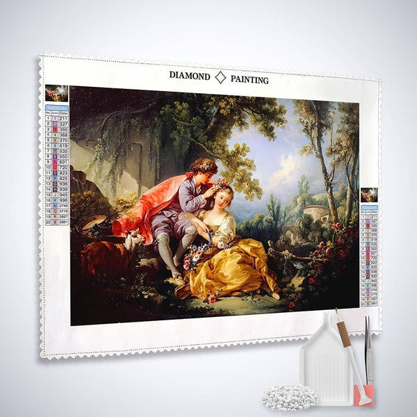 The Romantic Couple — Diamond Painting Kit, product view 2