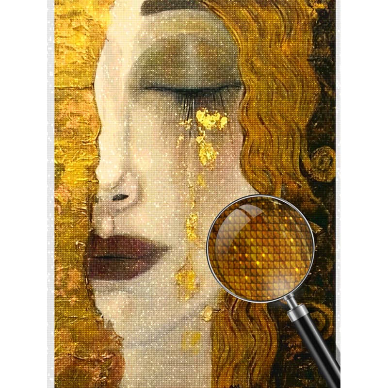 Golden Tears — Diamond Painting Kit, product view 4
