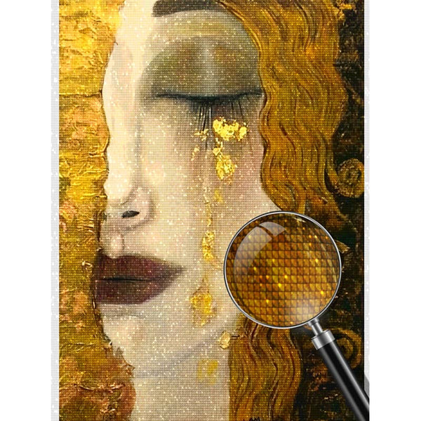 Golden Tears — Diamond Painting Kit, product view 4