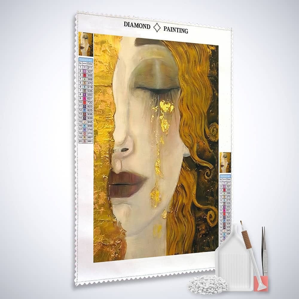 Golden Tears — Diamond Painting Kit, product view 2