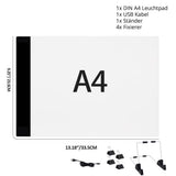 LED Light Pad for Diamond Painting — Craft Accessory, product view 3