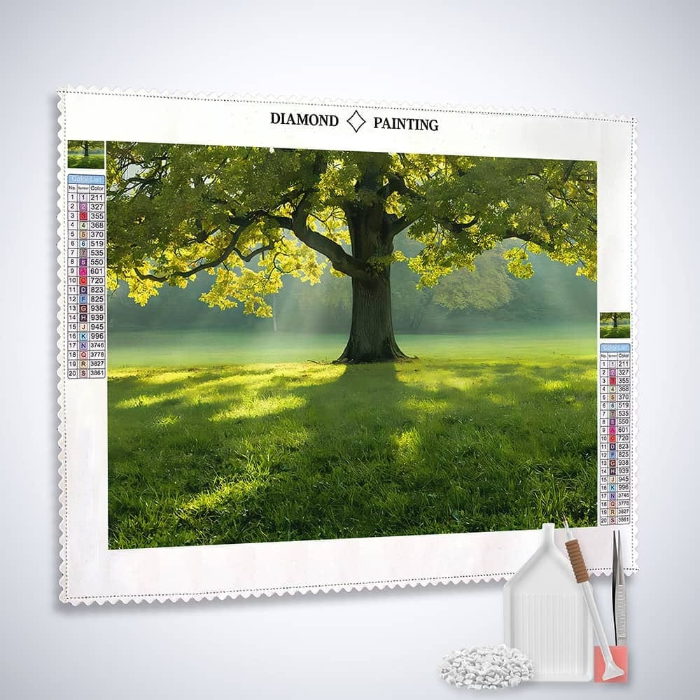 Magnificent green — Diamond Painting Kit, product view 2