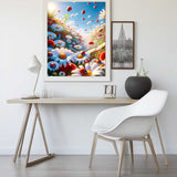 Ladybird daisies — Diamond Painting Kit, product view 2
