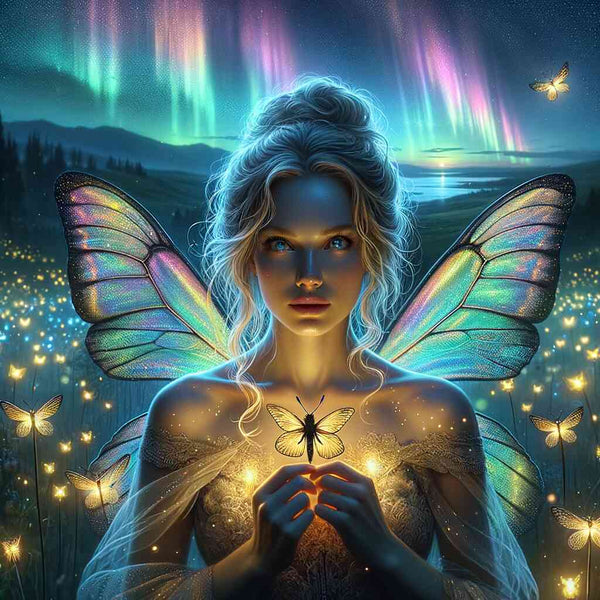 Whispers of the night fairies — Diamond Painting Kit design