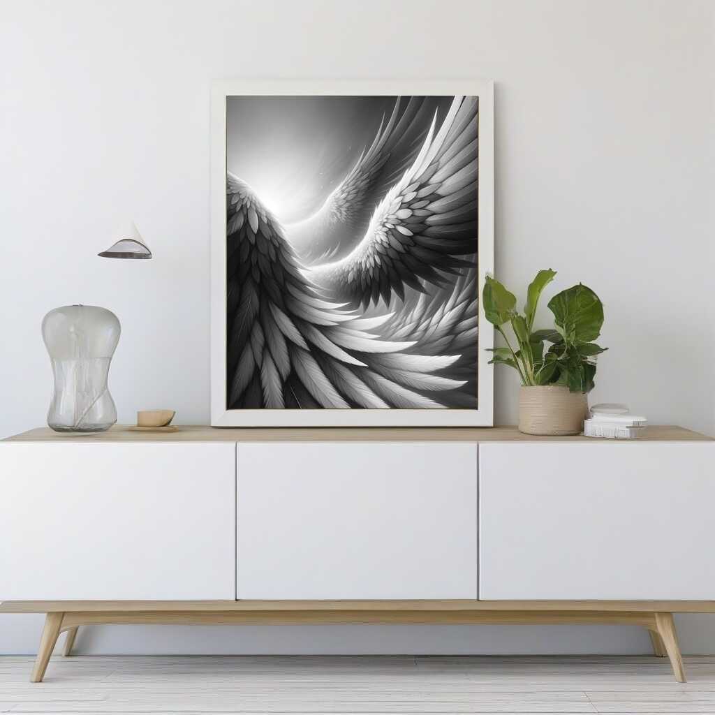 Angel wings — Diamond Painting Kit, product view 2