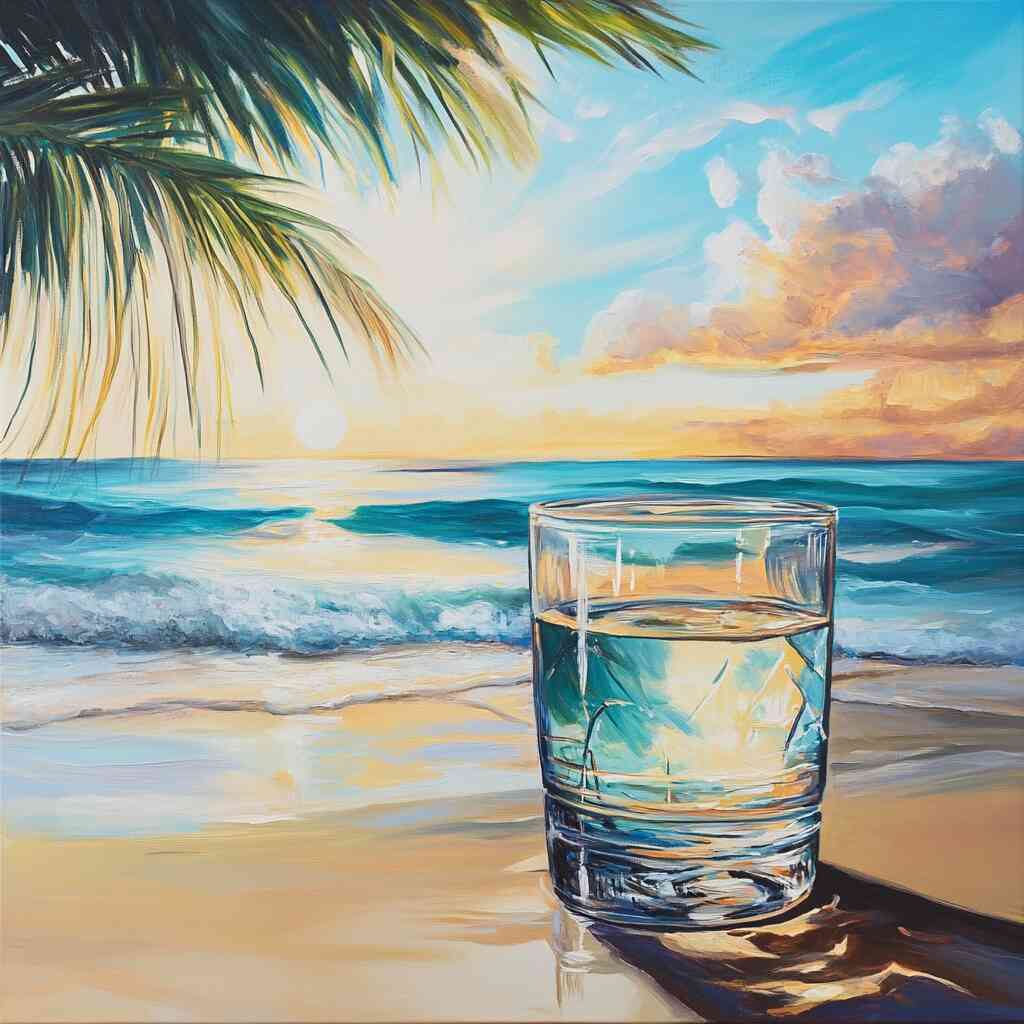 A Clear View of the Sea — Diamond Painting Kit design