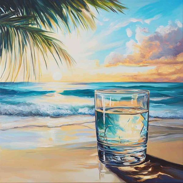 A Clear View of the Sea — Diamond Painting Kit design