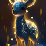 Deer with lights — AB Diamond Painting Kit design