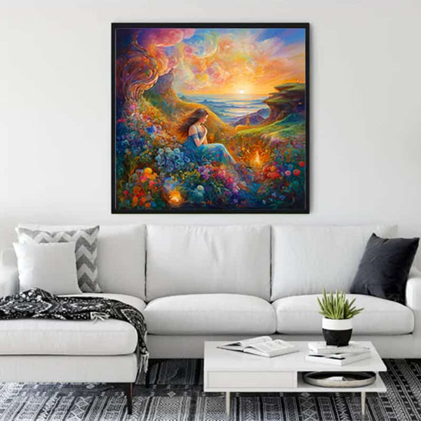 Dreamy beauty in the countryside — Diamond Painting Kit, product view 3
