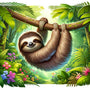 A Peaceful Jungle Dream — Diamond Painting Kit design