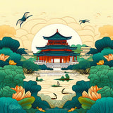 Japanese Style — Diamond Painting Kit design