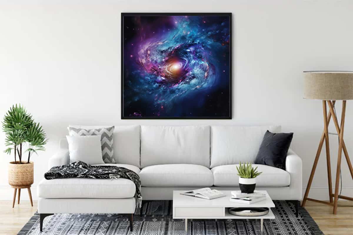 Cosmic harmony — Diamond Painting Kit, product view 3