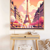 Parisian spring dream — Diamond Painting Kit, product view 2