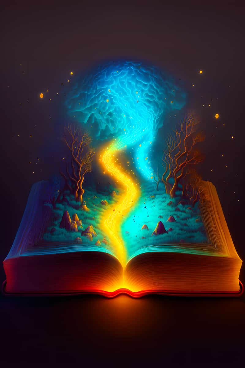 Magic book divided — AB Diamond Painting Kit design