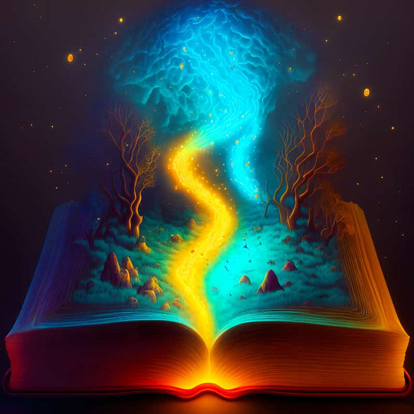 Magic book divided — AB Diamond Painting Kit design