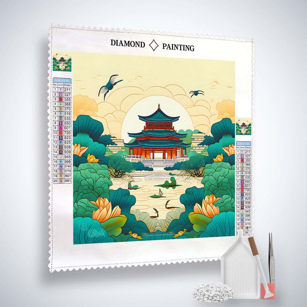 Japanese Style — Diamond Painting Kit, product view 2