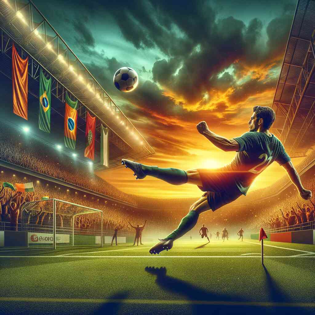 Triumph in the evening sky — Diamond Painting Kit design