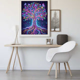 The Luminous Tree of Life — Diamond Painting Kit, product view 2