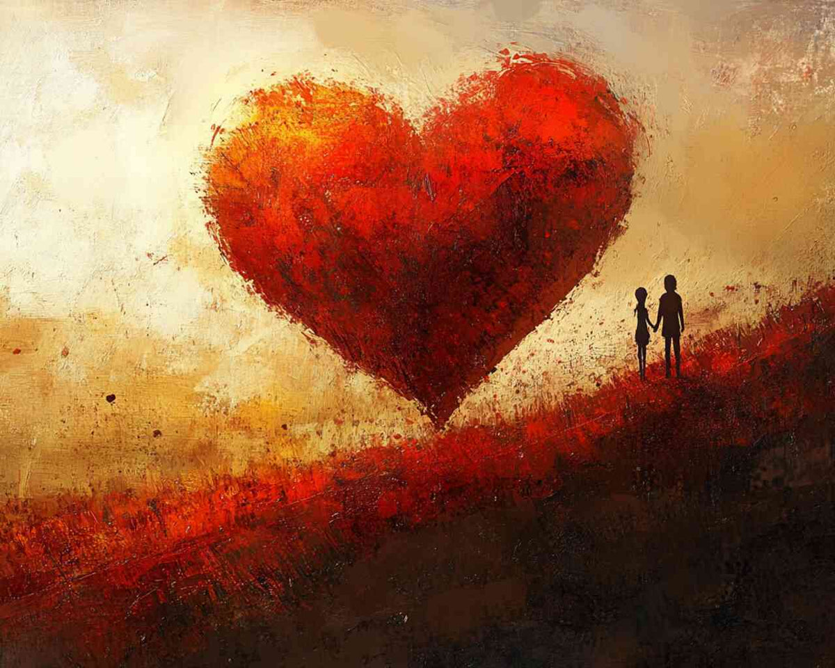 A heart for two — Diamond Painting Kit design