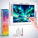 Ribbons of Northern Lights — Diamond Painting Kit, product view 2