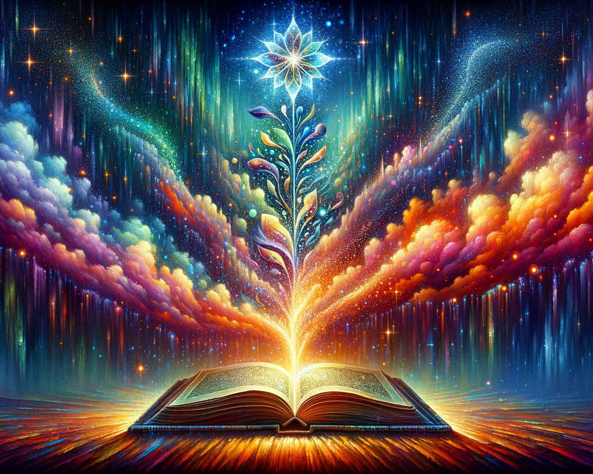 The Magical Book — Diamond Painting Kit design