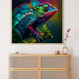 Magnificent Chameleon — AB Diamond Painting Kit, product view 2