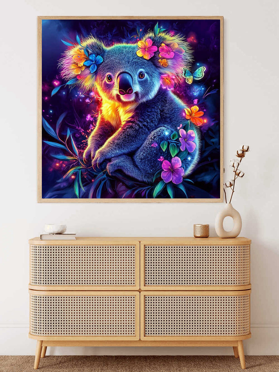 The Magical Koala Garden — Diamond Painting Kit, product view 2