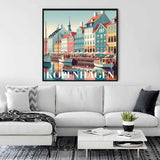 Coastal magic of Copenhagen — Diamond Painting Kit, product view 2