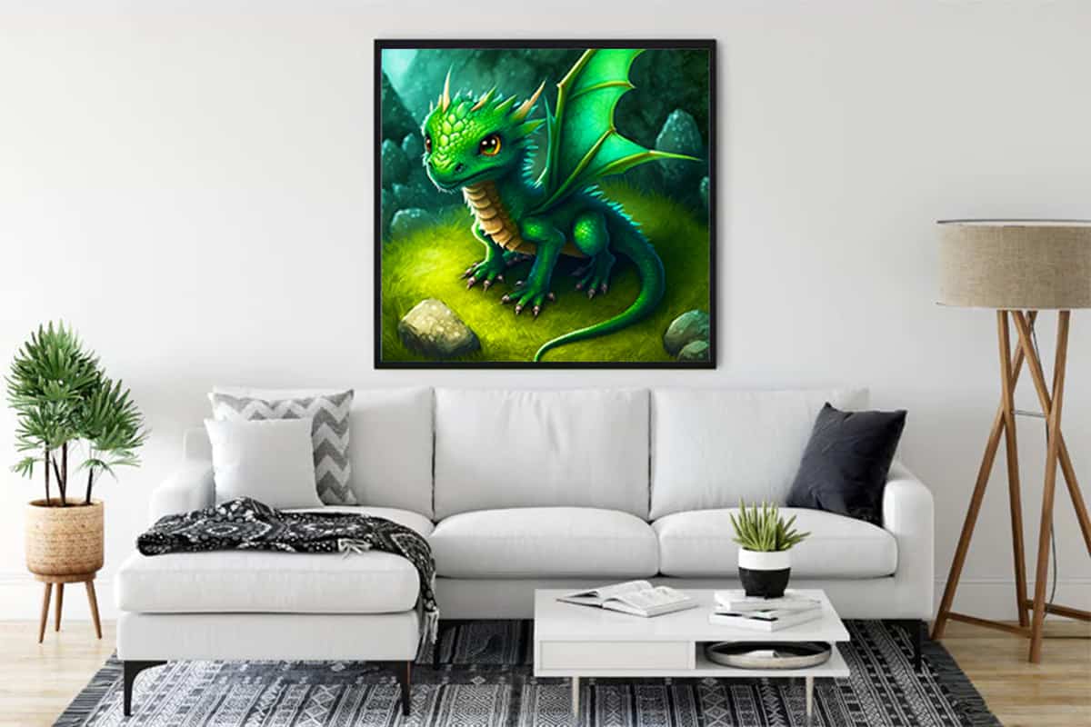 Storm Wings — Diamond Painting Kit, product view 3