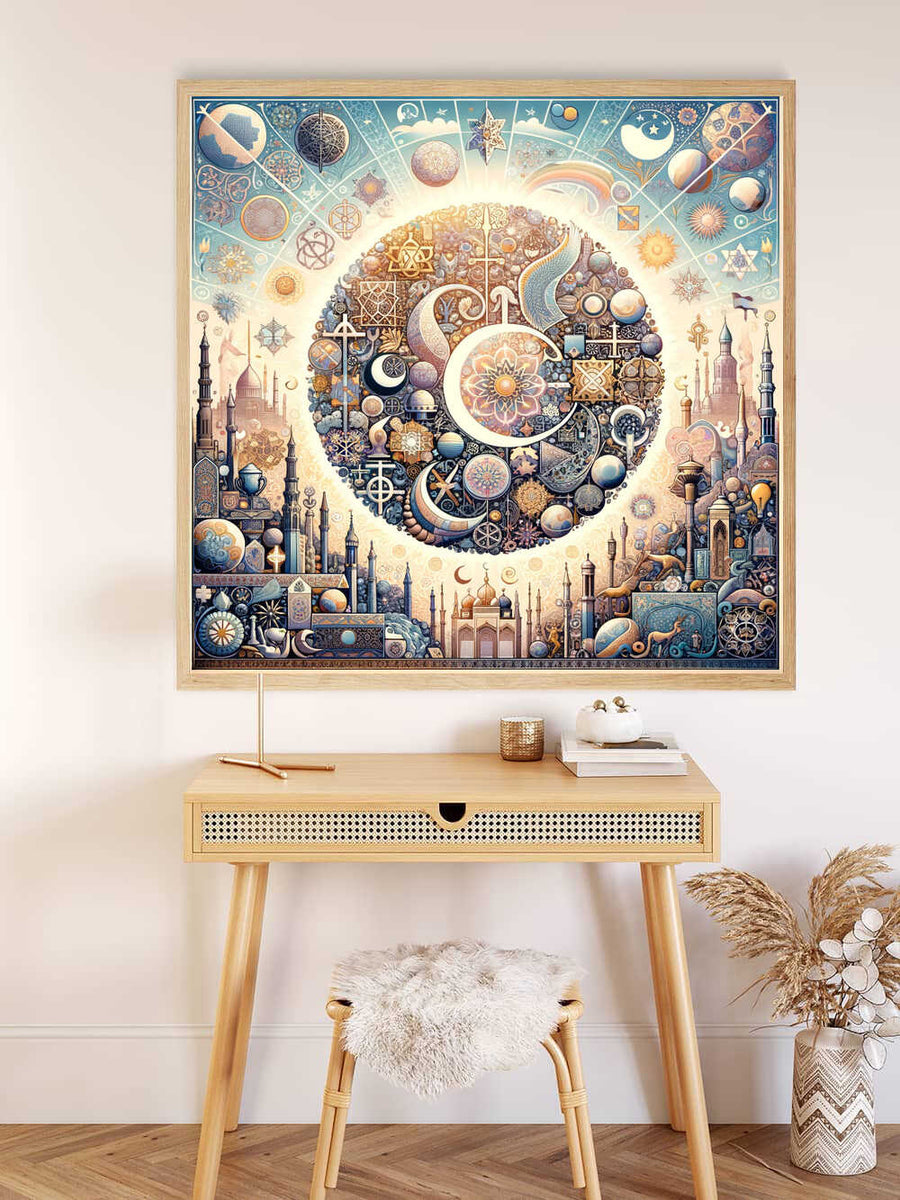 Cosmic Harmony — Diamond Painting Kit, product view 2
