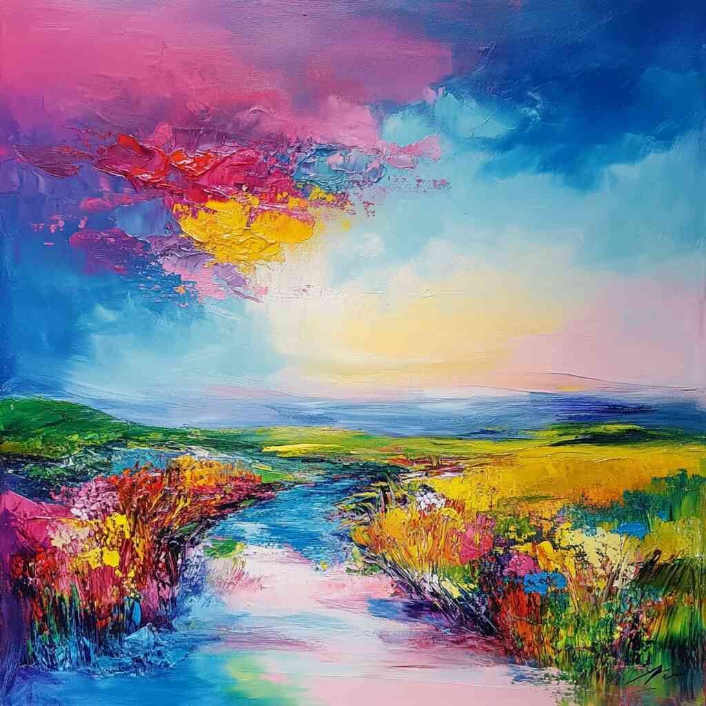 Colors of the Sky — Diamond Painting Kit design