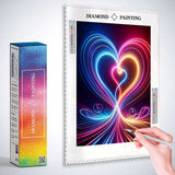 Double Heart — Diamond Painting Kit, product view 3